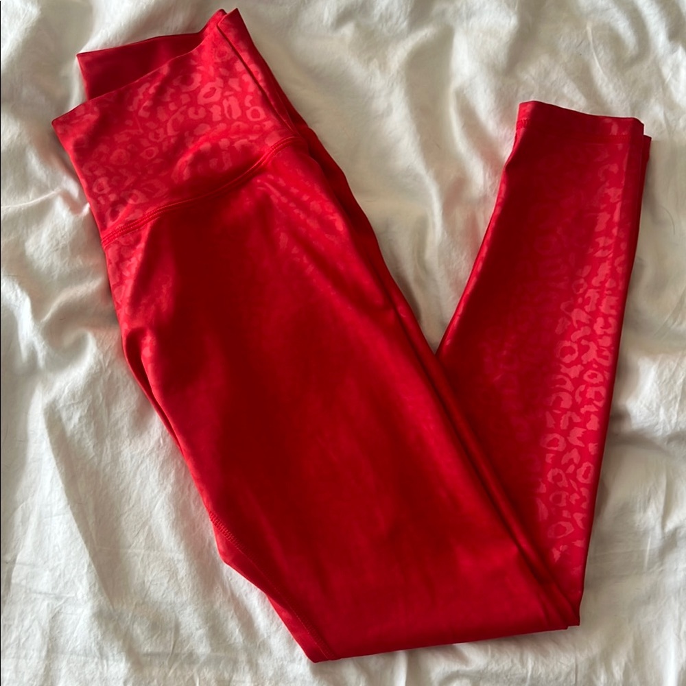 buffbunny rebel legging in red leopard